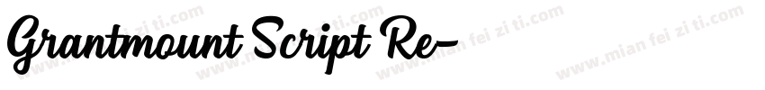 Grantmount Script Re字体转换